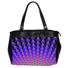 Rainbow Fan Oversize Office Handbag (two Sides) by UROCKtheWorldDesign