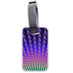 Rainbow Fan Luggage Tag (two Sides)