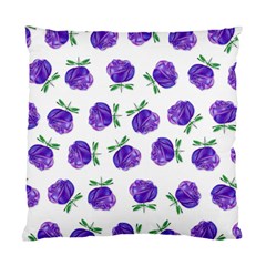 Purple Roses In Rows Cushion Case (two Sided) 