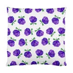 Purple Roses in Rows Cushion Case (Two Sided)  Back