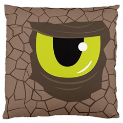 Monster Eye Large Cushion Case (single Sided) 