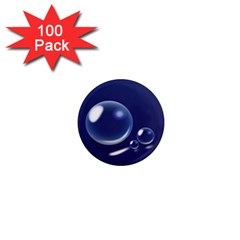 Bubbles 7 1  Mini Button Magnet (100 Pack)