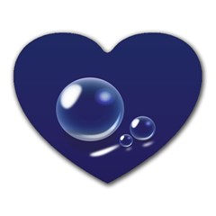 Bubbles 7 Mouse Pad (heart)