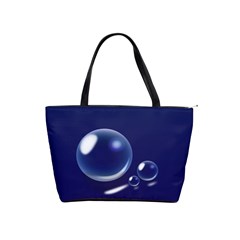 Bubbles 7 Large Shoulder Bag by NickGreenaway