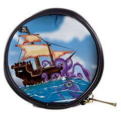 Piratepirate Ship Attacked By Giant Squid  Mini Makeup Case