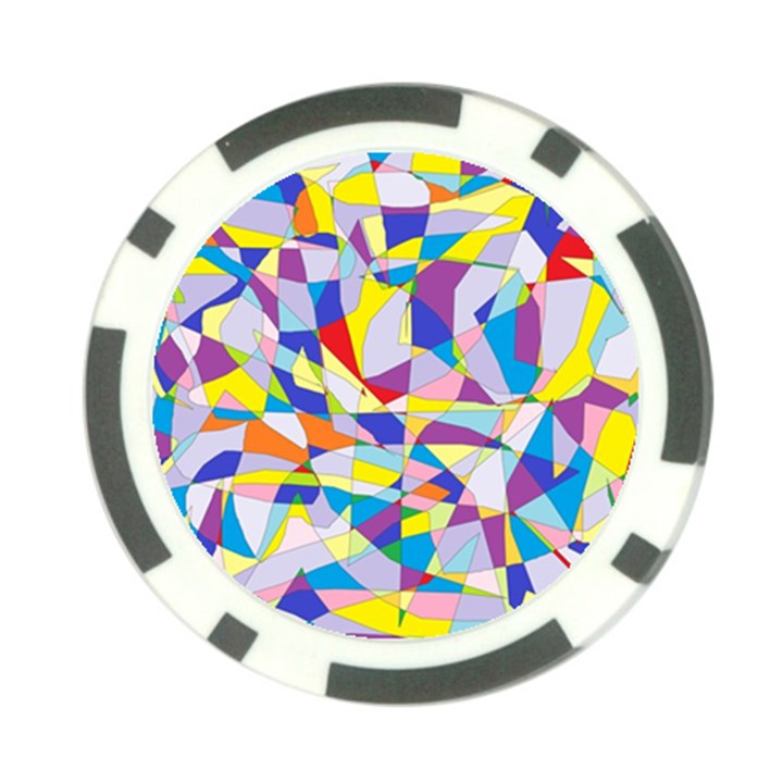 Fractured Facade Poker Chip