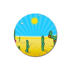 Cactus Magnet 3  (round)