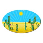 Cactus Magnet (Oval) Front