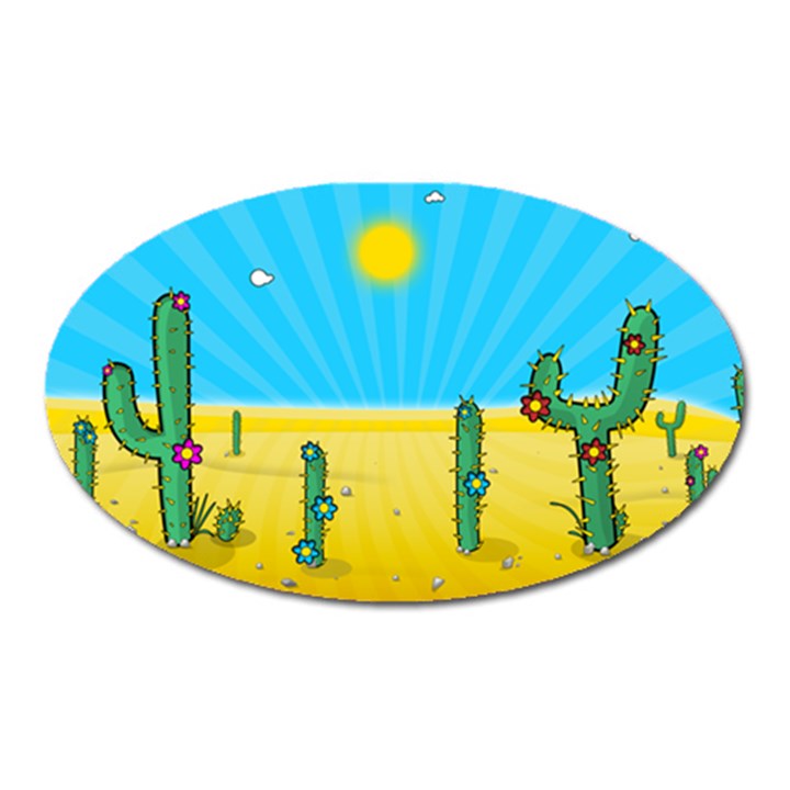 Cactus Magnet (Oval)