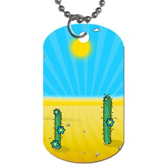 Cactus Dog Tag (two-sided) 