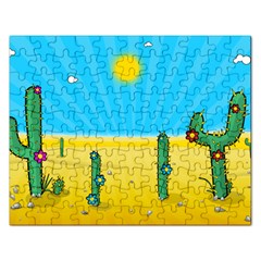 Cactus Jigsaw Puzzle (rectangle) by NickGreenaway