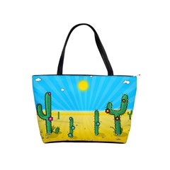 Cactus Large Shoulder Bag by NickGreenaway