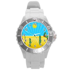 Cactus Plastic Sport Watch (large) by NickGreenaway