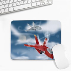 America Jet Fighter Air Force Small Mouse Pad (rectangle) by NickGreenaway