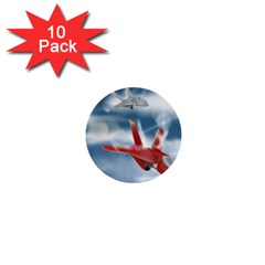 America Jet Fighter Air Force 1  Mini Button (10 Pack)