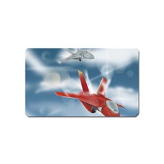 America Jet Fighter Air Force Magnet (name Card) by NickGreenaway