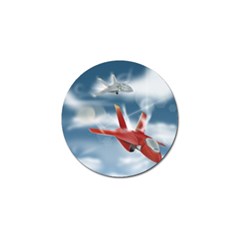 America Jet Fighter Air Force Golf Ball Marker 10 Pack