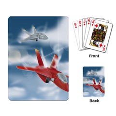 America Jet Fighter Air Force Playing Cards Single Design