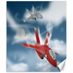 America Jet fighter Air Force Canvas 20  x 24  (Unframed) 19.57 x23.15  Canvas - 1