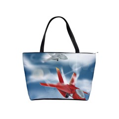 America Jet Fighter Air Force Large Shoulder Bag by NickGreenaway