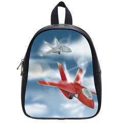 America Jet Fighter Air Force School Bag (small) by NickGreenaway