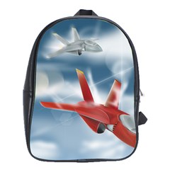 America Jet Fighter Air Force School Bag (xl) by NickGreenaway