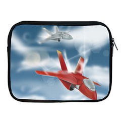 America Jet Fighter Air Force Apple Ipad Zippered Sleeve by NickGreenaway