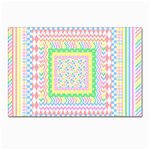 Layered Pastels Postcards 5  x 7  (10 Pack) Front