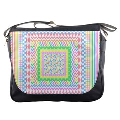 Layered Pastels Messenger Bag by StuffOrSomething