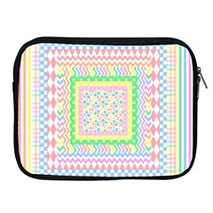 Layered Pastels Apple Ipad Zippered Sleeve by StuffOrSomething