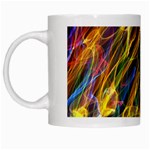 Colourful Flames  White Coffee Mug Left