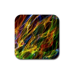 Colourful Flames  Drink Coaster (square)