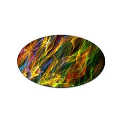 Colourful Flames  Sticker 100 Pack (oval) by Colorfulart23