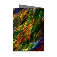 Colourful Flames  Mini Greeting Card (8 Pack) by Colorfulart23