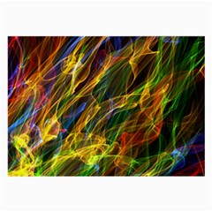 Colourful Flames  Glasses Cloth (large, Two Sided)