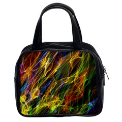 Colourful Flames  Classic Handbag (two Sides) by Colorfulart23