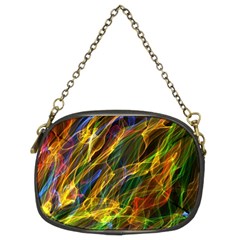 Colourful Flames  Chain Purse (two Sided) 