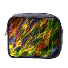 Colourful Flames  Mini Travel Toiletry Bag (two Sides)