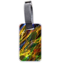 Colourful Flames  Luggage Tag (two Sides)