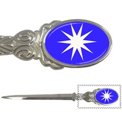 Deep Blue And White Star Letter Opener by Colorfulart23