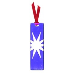 Deep Blue And White Star Small Bookmark