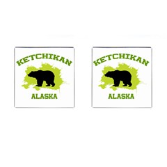 Ketchikan  Ak Cufflinks (square)