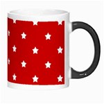 White Stars On Red Morph Mug Right