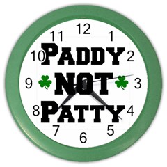 Paddynotpatty Wall Clock (color) by Shannairl