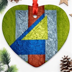 Abstract Heart Ornament