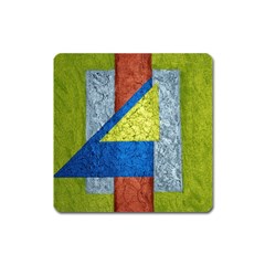 Abstract Magnet (square) by Siebenhuehner