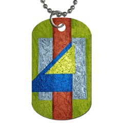 Abstract Dog Tag (two-sided)  by Siebenhuehner