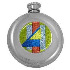 Abstract Hip Flask (round) by Siebenhuehner