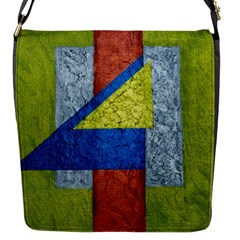 Abstract Flap Closure Messenger Bag (small) by Siebenhuehner