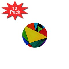 Abstract 1  Mini Button (10 Pack) by Siebenhuehner